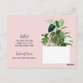 環境に配慮した移動発表 ポストカード (裏面)