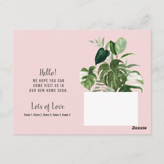 環境に配慮した移動発表 ポストカード (裏面)