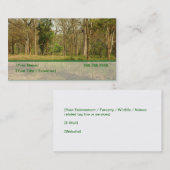 環境のテーマの名刺 名刺 (正面/裏面)