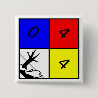 環境への化学警告の危険 缶バッジ