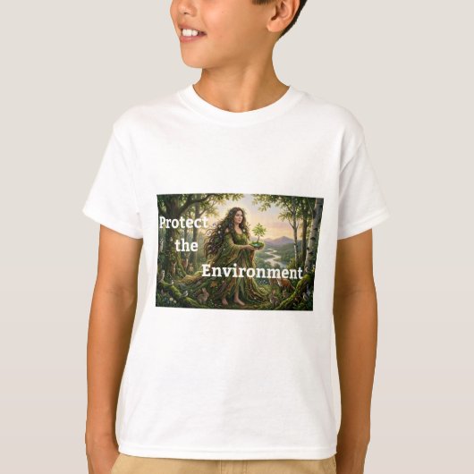 環境を守ろう Tシャツ (正面)
