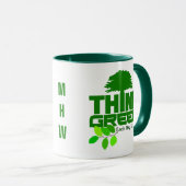 環境を考えるカスタムモノグラムマグス マグカップ (正面右)