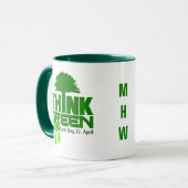 環境を考えるカスタムモノグラムマグス マグカップ (正面左)