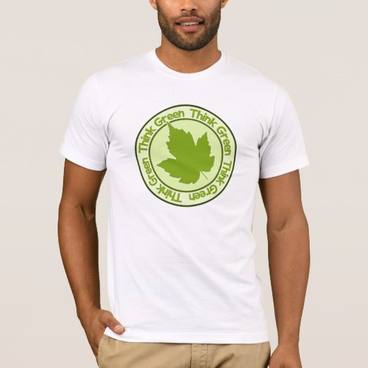 環境を考えるシャツ – スタイルとカラーの選択 Tシャツ (正面)