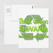 環境を考えるスロバキア ポストカード (正面/裏面)