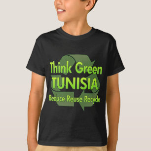 環境を考えるチュニジア Tシャツ