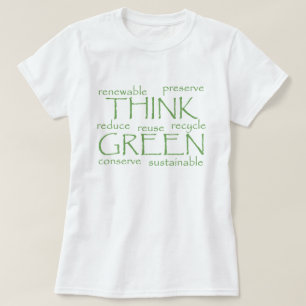 環境を考えるバズ語Tシャツ Tシャツ