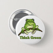 環境を考えるボタン 缶バッジ (正面&裏面)