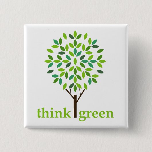 環境を考えるボタン 缶バッジ (正面)