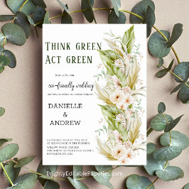 環境を考える法グリーンエコフレンドリーの結婚ポスター ポスター