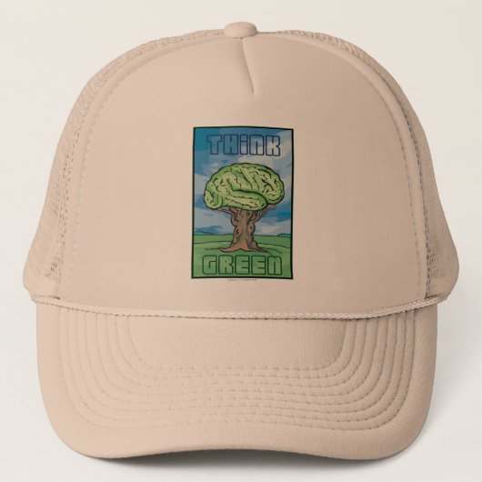 環境を考える脳 キャップ (正面)