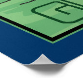 環境を考える脳 ポスター (角)