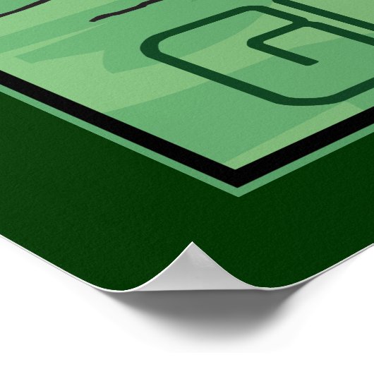 環境を考える脳 ポスター (角)