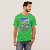 環境を考える脳 Tシャツ (正面フル)