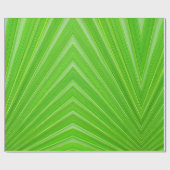 「環境を考える」スローガン付き緑葉模様 ラッピングペーパー (フラット)