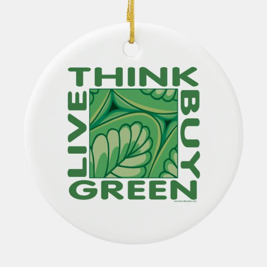 環境を考える セラミックオーナメント (裏面)