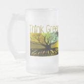 環境を考える フロストグラスビールジョッキ (左)