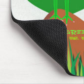 環境を考える:リサイクル、再利用、リストア。マウスパッド マウスパッド (コーナー)