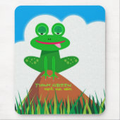 環境を考える:リサイクル、再利用、リストア。マウスパッド マウスパッド (正面)