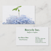 環境を考える-リサイクル 名刺 (正面/裏面)