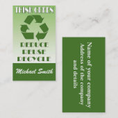 環境を考える 名刺 (正面/裏面)