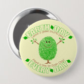 環境アースデー 缶バッジ (正面&裏面)