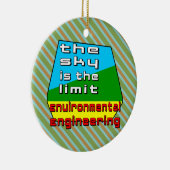 環境エンジニアリング限界 セラミックオーナメント (右)