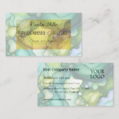 環境コンサルタントの静穏 名刺 (正面/裏面)