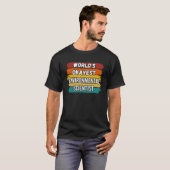 環境サイエンティスト世界の環境 Tシャツ (正面フル)