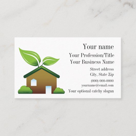 環境デザイン名刺 名刺 (正面)