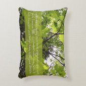 環境メッセージメープルソープリングアクセント枕 アクセントクッション (正面(垂直))