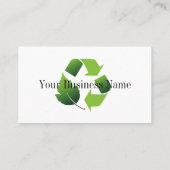 環境リサイクルデザイン名刺 名刺 (裏面)