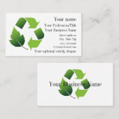 環境リサイクルデザイン名刺 名刺 (正面/裏面)