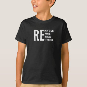 環境リサイクル再利用リニューアル Tシャツ
