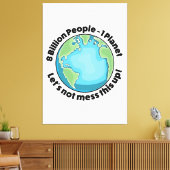 環境ロゴ キャンバスプリント (インサイチュ (リビング))