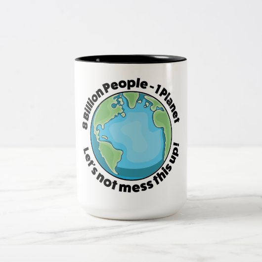 環境ロゴ ツートーンマグカップ (中央)