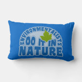 環境主義者のカスタムの装飾用クッション ランバークッション (裏面)