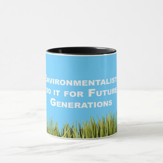 環境主義者は次世代のためのそれをします マグカップ (中央)