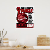 環境主義 – パンゲアを再会!:抗議ポスター ポスター (キッチン)