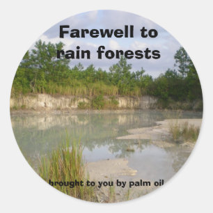 環境保全 – Rain Forestスタンプ ラウンドシール