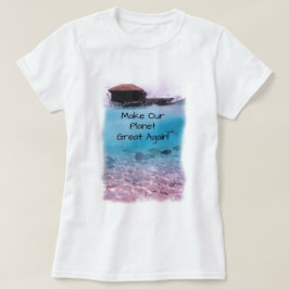 環境保護の気候変動の認識度 Tシャツ