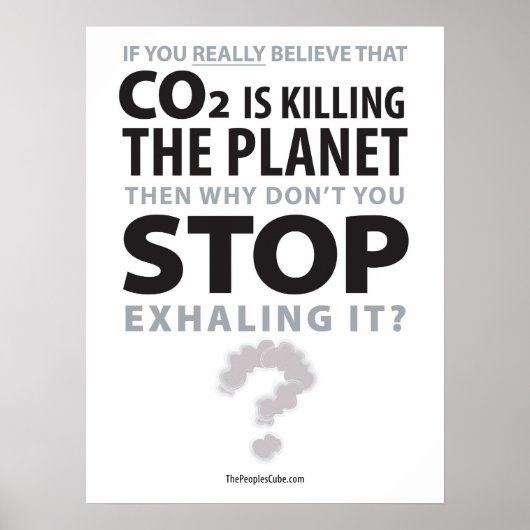 環境保護ストップ – 吐き出し:抗議ポスター ポスター (正面)