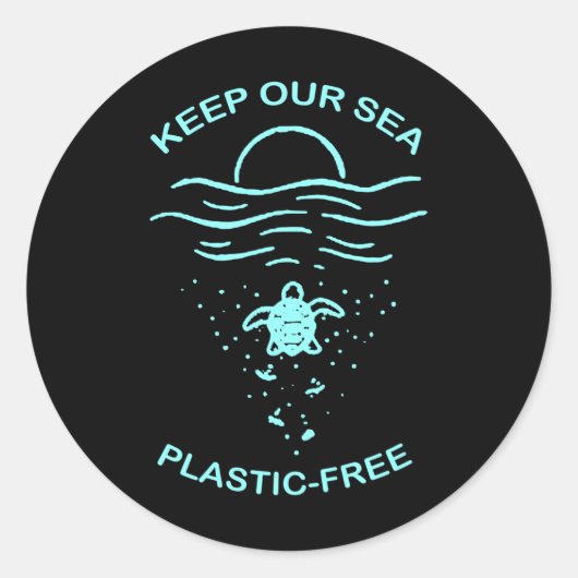 環境保護プラスチックフリースウェア ラウンドシール (正面)