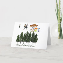 環境保護メッセージカード