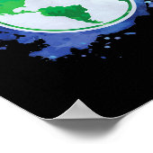 環境保護救地球惑星Recycli ポスター (角)