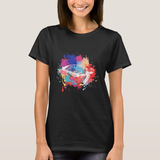 環境保護気候保護カメ Tシャツ (正面)