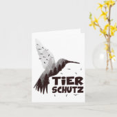 環境保護気候保護動物 カード (黄色い花)