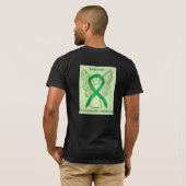 環境保護認識度リボン Tシャツ (裏面フル)