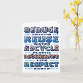 環境保護、環境保護減ら、 カード (黄色い花)