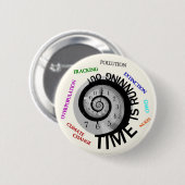 環境保護 缶バッジ (正面&裏面)